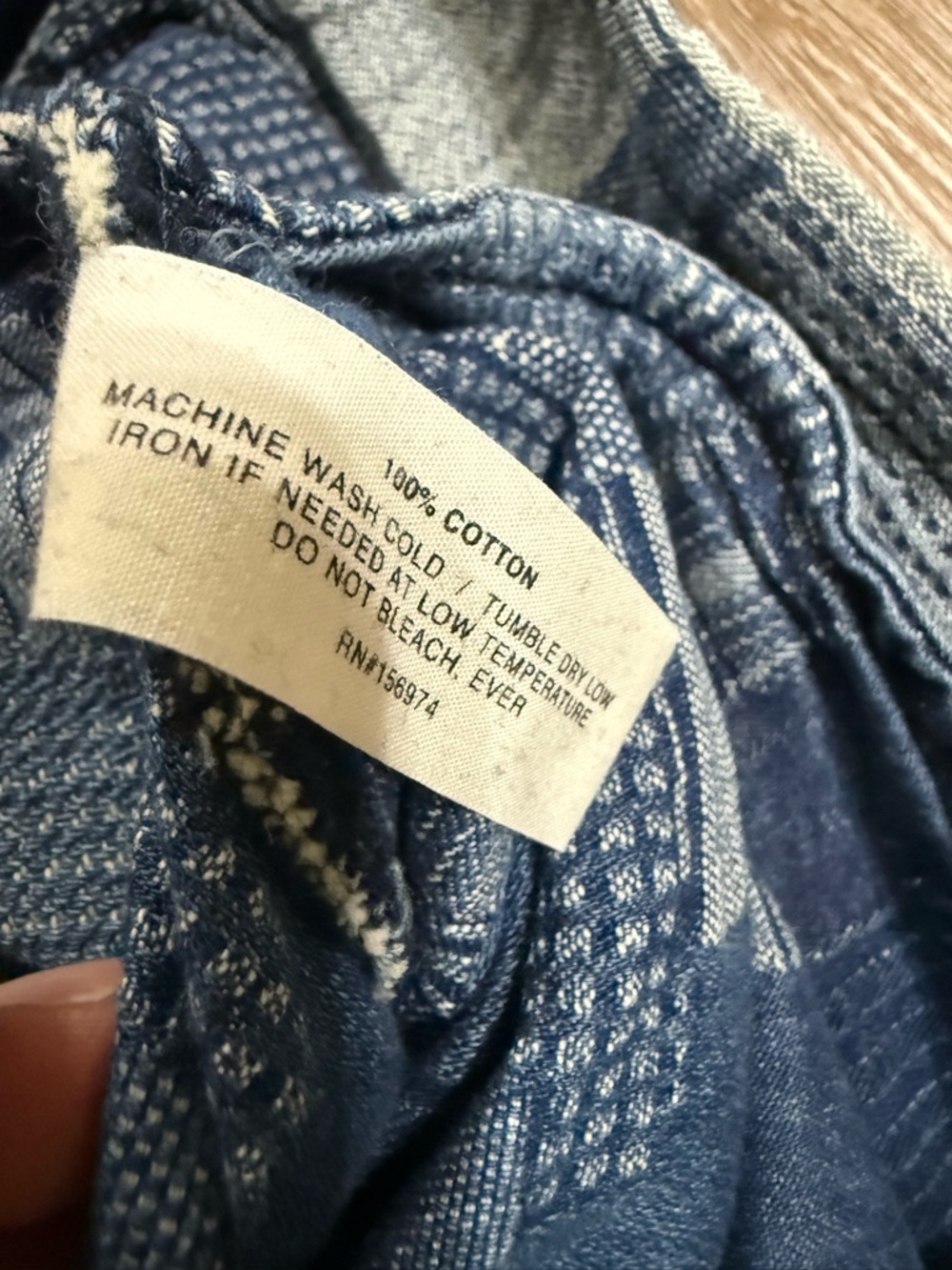 Imogene + Willie Denim Patch Work Cropped Pants Cotton Boho Size Small Hippie - Picture 4 of 6